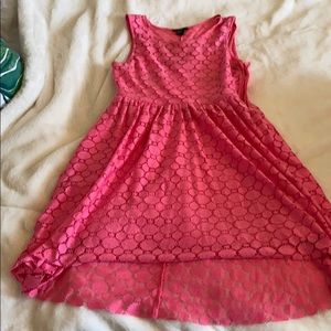 Hot pink dress